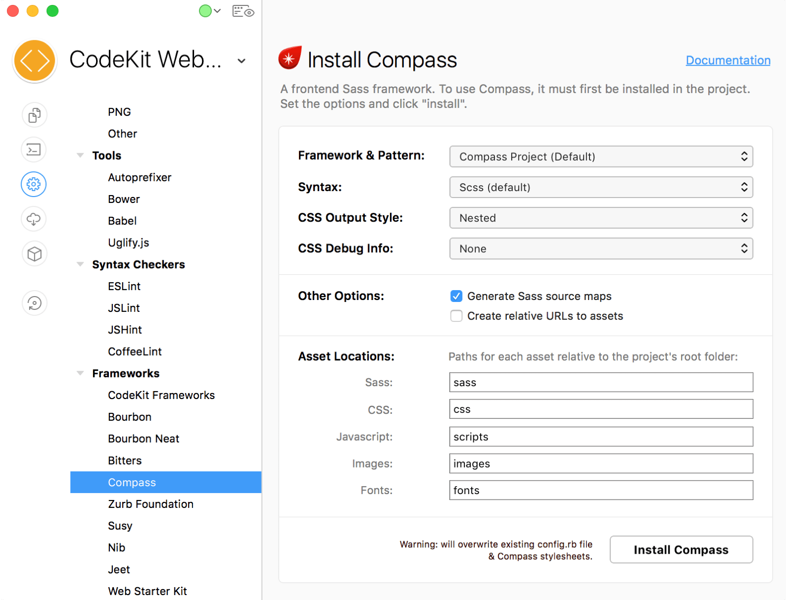 compass codekit